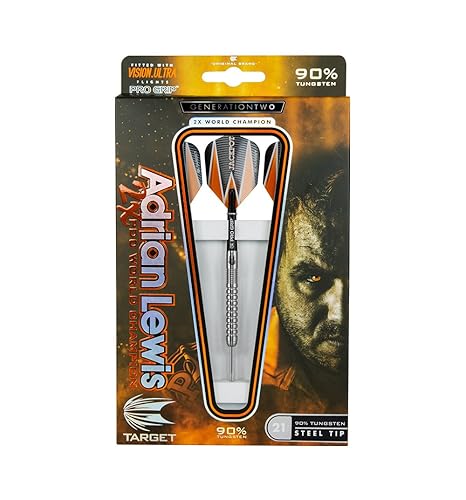 Target Darts Adrian Lewis Generation 2 21G Steel Tip Darts
